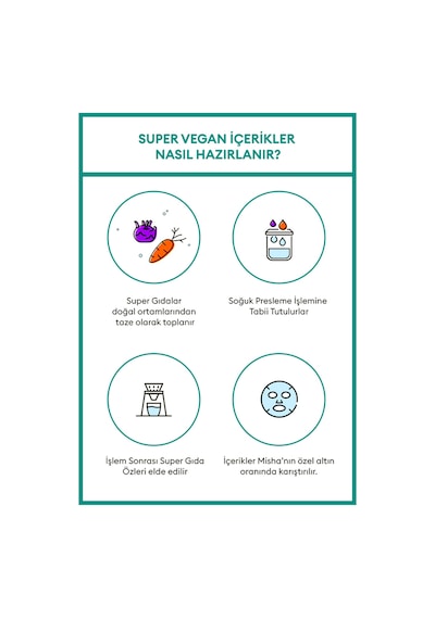 Missha Talks Vegan Squeeze Sheet Mask Hassas Ciltler içinKarşıtı Vegan Yaprak Maske - Sos Relaxer