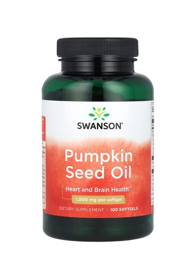 Swanson Vitamins, Pumpkin Seed Oil, 1,000 Mg, 100 Capsules
