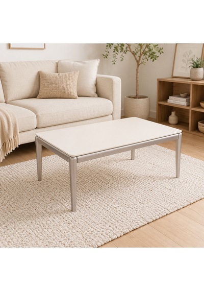 Ganni Home Bolivia Orta Sehpa Krem Platin Gürgen İskeletli, Geniş Yüzeyli Zarif Ve Modern Tasarım Krem-platin Ganni Home Bolivia Orta Sehpa Krem Platin Gürgen İskeletli, Geniş Yüzeyli Zarif Ve Modern Tasarım Krem-platin