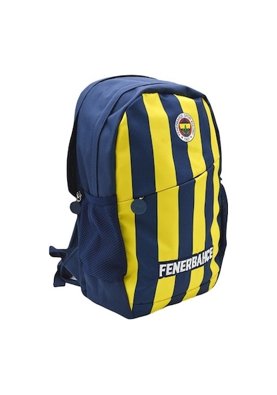 Fenerbahçe Lisanslı Çubuklu Forma Desenli Okul Sırt Çantası 3 Bölmeli Diğer