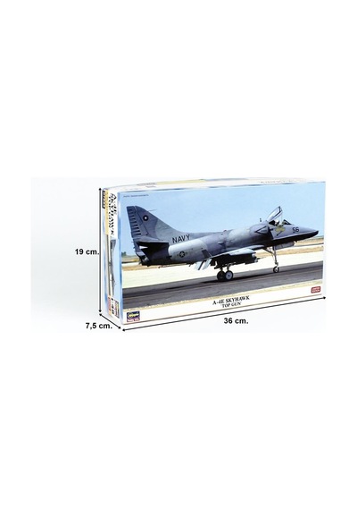 Hasegawa 7523 1/48 Ölçek, A-4e Skyhawk Top Gun , Limited Edition , Savaş Uçağı Plastik Model Kiti-55899