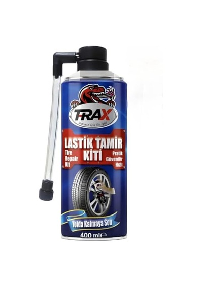 Trax Lastik Tamir Kiti, Acil Durum Oto Lastik Tamir Ve Şişirme Spreyi, 400 Ml