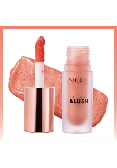 Cosmetics Liquid Blush Nemlendirici Etkili Likit Allık - 10 Peach Işıltılı Çok Renkli
