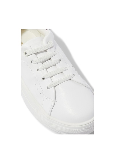 Kurt Geiger Çocuklar Için Mini Deri Spor Ayakkabı Beyaz