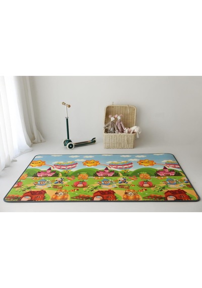 Bebebao Alfabeli Çiftlik Macerası İle Alfabe & Sayı Yol Macerası Oyun Matı 200x140x1 CM