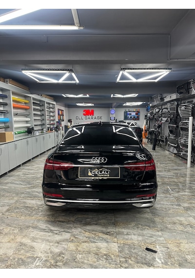Audi A6 4k 2019 Ve Üzeri Uyumlu S Line Yükseltme Facelift Body Kit Seti Gri Trim -hazır Stok
