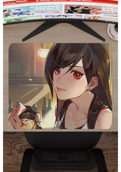 Final Fantasy Kaymaz Dikişli Kauçuk Oyuncu Mousepad V1 - 48x40 Xl Gaming Mouse Pad Fare Altlığı