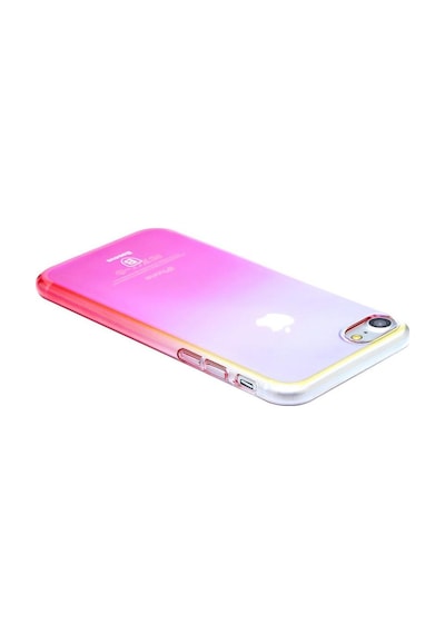 Apple Uyumlu iPhone Baseus 8 7 İle Glaze Case Pembe