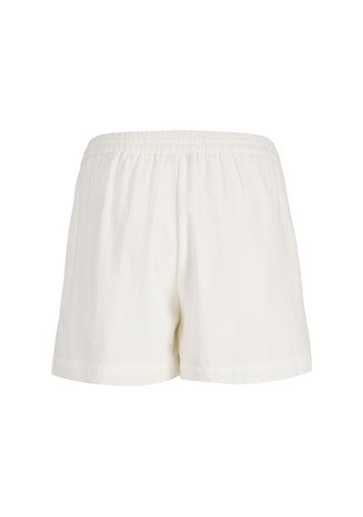 Kadin Bol Kalip Baglama Detayli Sort - Kia - 12290712 Blanc De Blanc