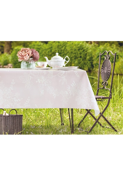 Madame Coco Jannie Pvc Masa Örtüsü Mpv-40140 X 140 Cm-pudra