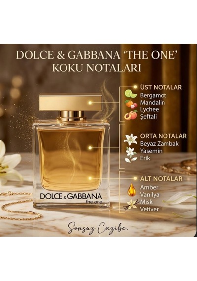 Dolce & Gabbana The One Edp 75 Ml Lüks Kadın Parfümü Oryantal Çiçeksi