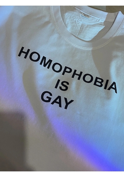 Unisex Pride Tshirt Beyaz
