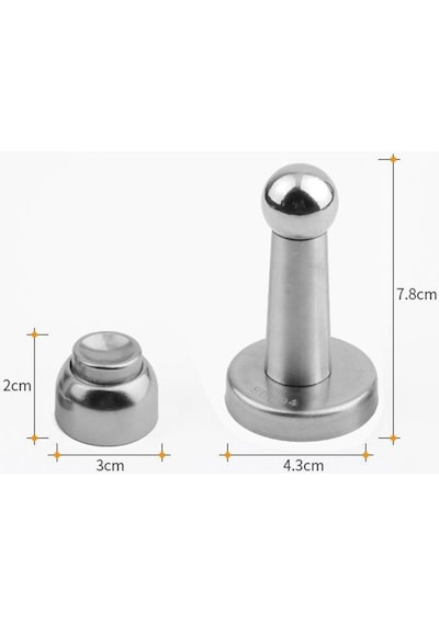 Ntnrcpro Mıknatıslı Kapı Tamponu 8 CM Ntnrcpro Mıknatıslı Kapı Tamponu 8 CM