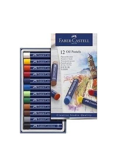 Faber-Castell Creatıve Studıo Yağlı Pastel Boya 12 Renk
