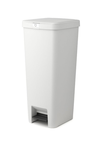 Brabantia Stepup Açık Gri Plastik Pedallı Çöp Kutusu 40l Çok Renkli