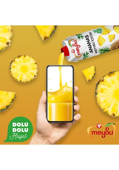 Meysu Ananas Meyveli İçecek 1 Lt X 6 Adet