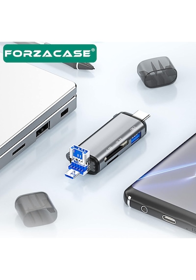 Usb 3.0 Type C Micro Usb Kart Okuyucu 3in1 Usb Otg Sd/tf - Fc441