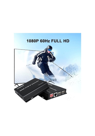 Novacom Nvc-kvm300m 300metre Hdmı+usb+ır Ip Kvm Extender