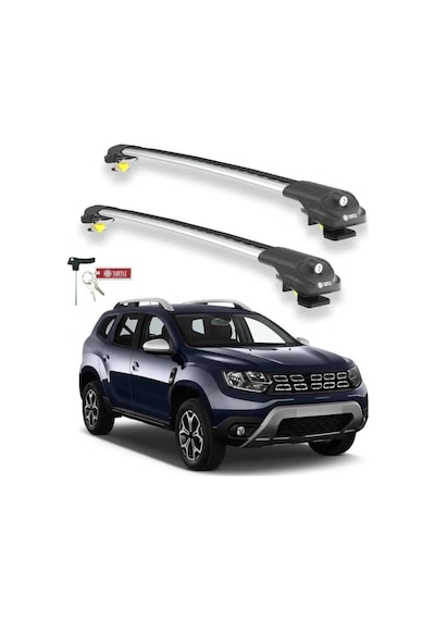 Turtle Renault Duster Hm 2018-2023 Ara Atkı Air1 Gri