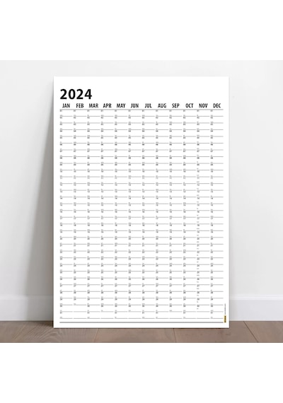 2026 Yıllık Planlayıcı Duvar Takvimi, 2026 Takvim, Büyük Duvar Takvimi, Siyah Beyaz Takvim