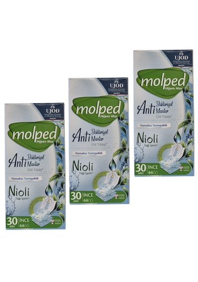 Molped Nioli Hijyen Max İnce Günlük Ped 30'lu