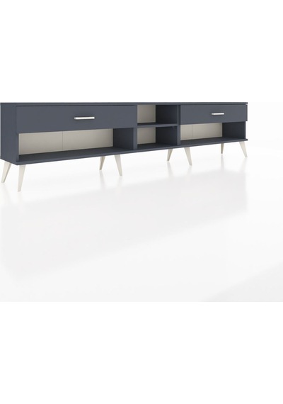 Arges Tv Ünitesi Tek Raflı 2 Çekmeceli 220x30x51 Antrasit-antrasit Antrasıt/antrasıt - Antrasıt Arges Tv Ünitesi Tek Raflı 2 Çekmeceli 220x30x51 Antrasit-antrasit Antrasıt/antrasıt - Antrasıt