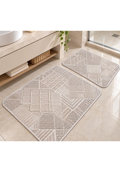 Banyo Klozet Set Açık Bej