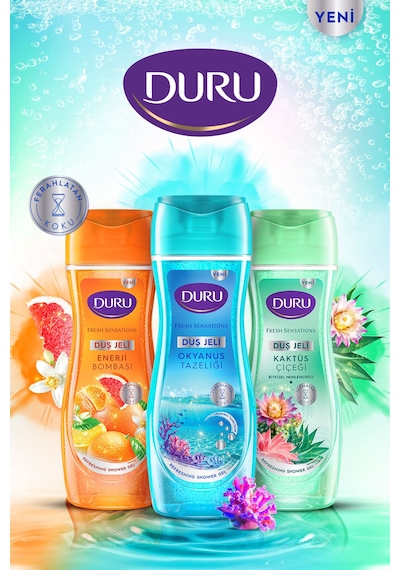 Fresh Sensations Okyanus Tazeliği Vegan Duş Jeli 6x450 ML Diğer