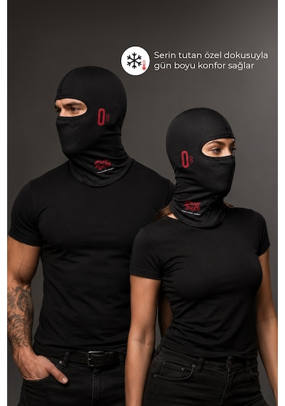 Street Biker Cool Touch Balaklava Siyah