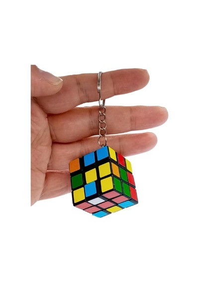 Zeka Küpü Sihirli Rubik Küp Anahtarlık