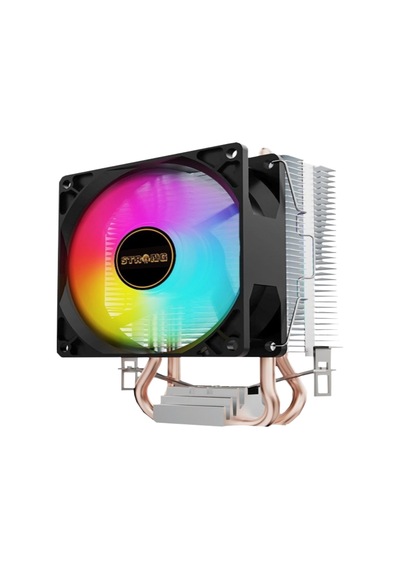 Strong M2-pro V2 9cm Rainbow 2 Bakir Kule Tipi Islemci Sogutucu 1 Adet