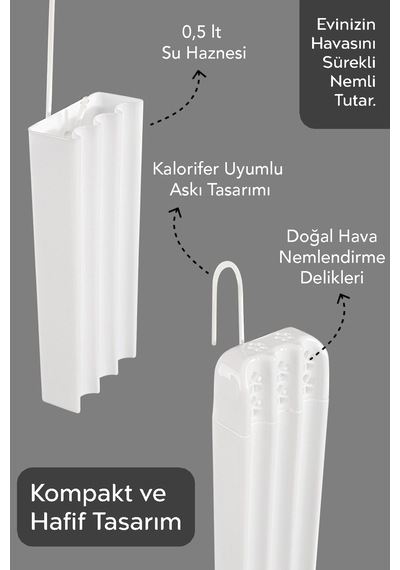 4 Adet Kalorifer Suluğu - Oda Ortam Nemlendirici Petek Suluğu Beyaz Tr Diğer