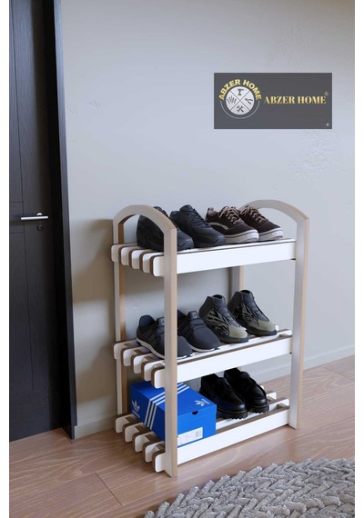 Abzer Home Ayakkabılık Beyaz