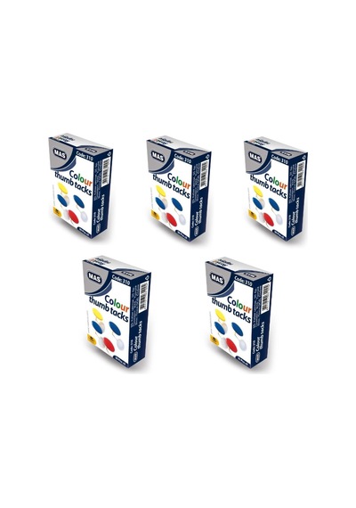 Mas 310 Renkli Raptiye Pvc Kaplı 5 Adet