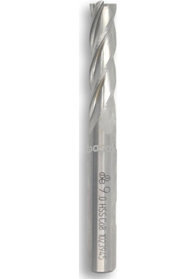 Mte 9 Mm Uzun Parmak Freze Hss-co8 Dın 844/b-n