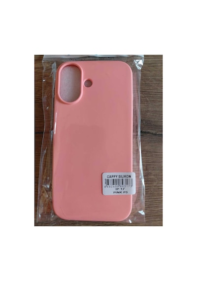İphone 17 Uyumlu Pembe Kadife İç Yüzeyli Silikon Telefon Kılıfı