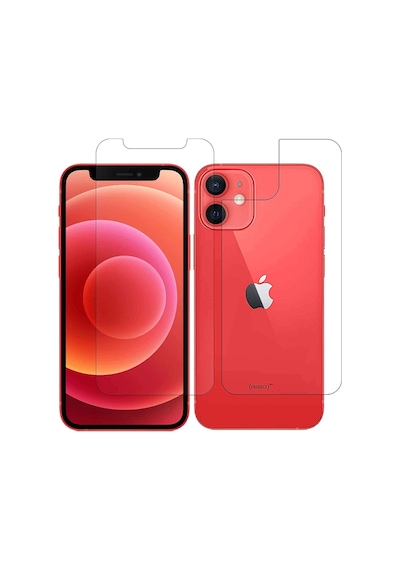 Apple Uyumlu   iPhone 12 Ön Arka Nano Kırılmaz Cam Ekran Koruyucu