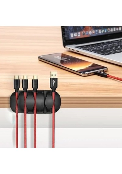 3 Adet Kablo Tutucu Sabitleyici, Çok Amaçlı Kullanım İçin Ergonomik Tasarım