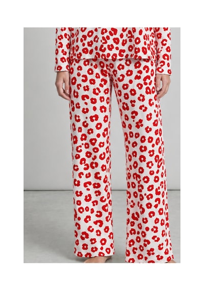 Fit Women Kadın Comfort Esnek Kırmızı Pijama Takımı 4686