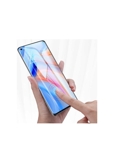 Samsung Galaxy S21 Ultra Screen Protector 9d Kavisli Şeffaf Polymer Nano Ekran Koruyucu