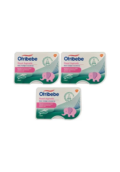 Otribebe Yumuşak Uçlu Nazal Aspiratör 3 Adet