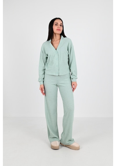 Koza Butik Kadın Örme Hırkalı Takım 3975-24 001