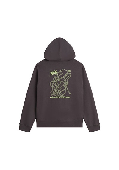 The North Face U Nse Slopes Relaxed Hoodıe - Graphıc Unisex Outdoor Sweatshirts Nf0a8ja7rhı1 Gri