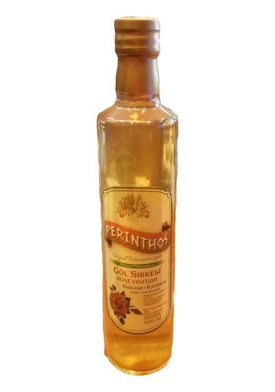 Perinthos Gül Sirkesi (Doğal Fermantasyon- Katkısız- Filitresiz) 500 ML