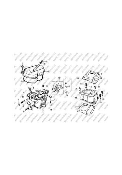 Mondial Atv Md200 Jackal Külbütör Kapak O Ringi (524921295)