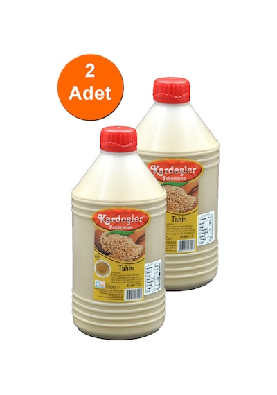 Kardeşler %100 Susamdan Tahin Bidon 2 x 980 G