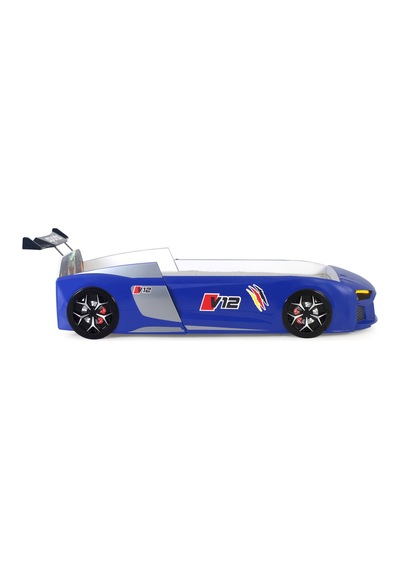 Mavi Arabalı Yatak V12 Audi Işıklı Full Plastik Mavi Arabalı Yatak V12 Audi Işıklı Full Plastik