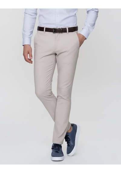 Efor Slim Fit Yan Cep Esnek Pamuklu Casual Bej Pantolon P 1088 Bej