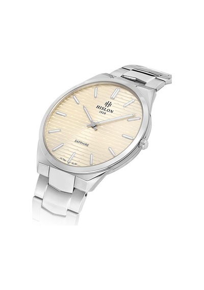 Hislon Classic Cl216s-03ss Çizilmez Safir Cam Erkek Kol Saati Çok Renkli