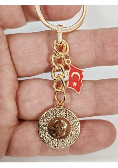 Atatürk Silüetli Altın Para Ve Türkiye Haritası Anahtarlık Gold Renk Milli Ve Geleneksel Şık Çanta Çok Renkli Atatürk Silüetli Altın Para Ve Türkiye Haritası Anahtarlık Gold Renk Milli Ve Geleneksel Şık Çanta Çok Renkli